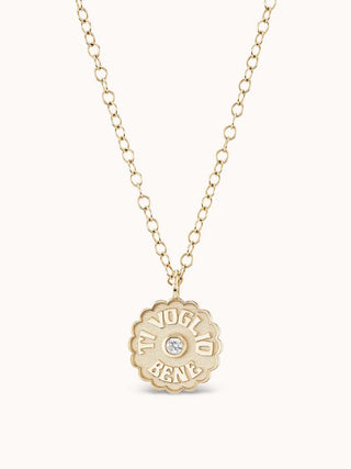 Mini Raised Gold TVB Necklace