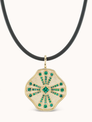 Guiding Light Emerald Cord Necklace