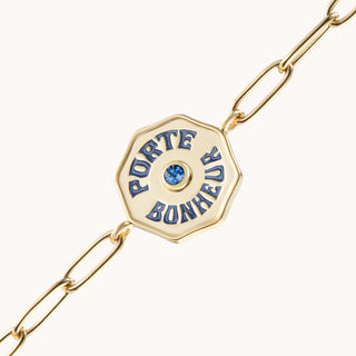 Petite PB Bracelet Blue Sapphire - Marlo Laz