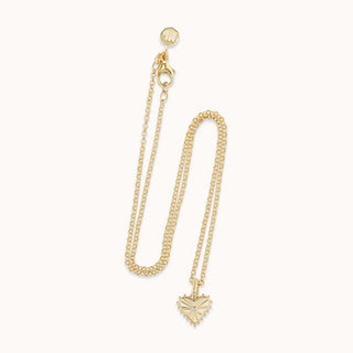 Mini Dangling Heart Necklace - Marlo Laz