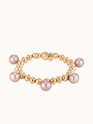 Squash Blossom Bead Bracelet w/ Pearls - Marlo Laz