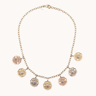 Mini Porte Bonheur Coin Necklace, Necklaces - Marlo Laz