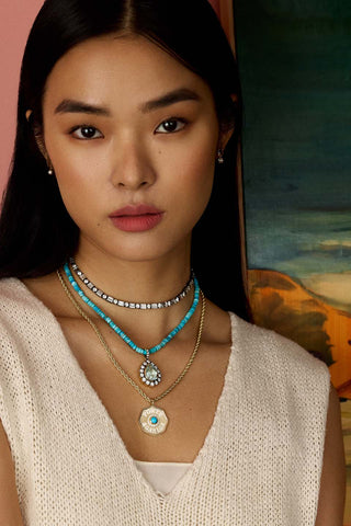 Alexandra Pear Aquamarine