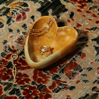 Small Heart Dish Yellow - Marlo Laz