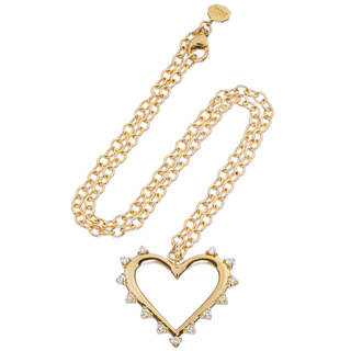 Open Heart Necklace– Marlo Laz Open Heart Necklace– Marlo Laz