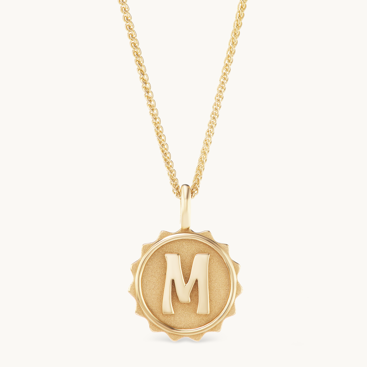 Alphabet Coin Necklace– Marlo Laz
