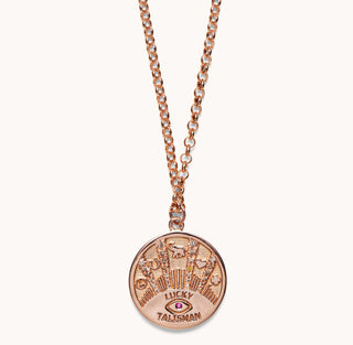 Talisman Coin Necklace, Necklaces - Marlo Laz
