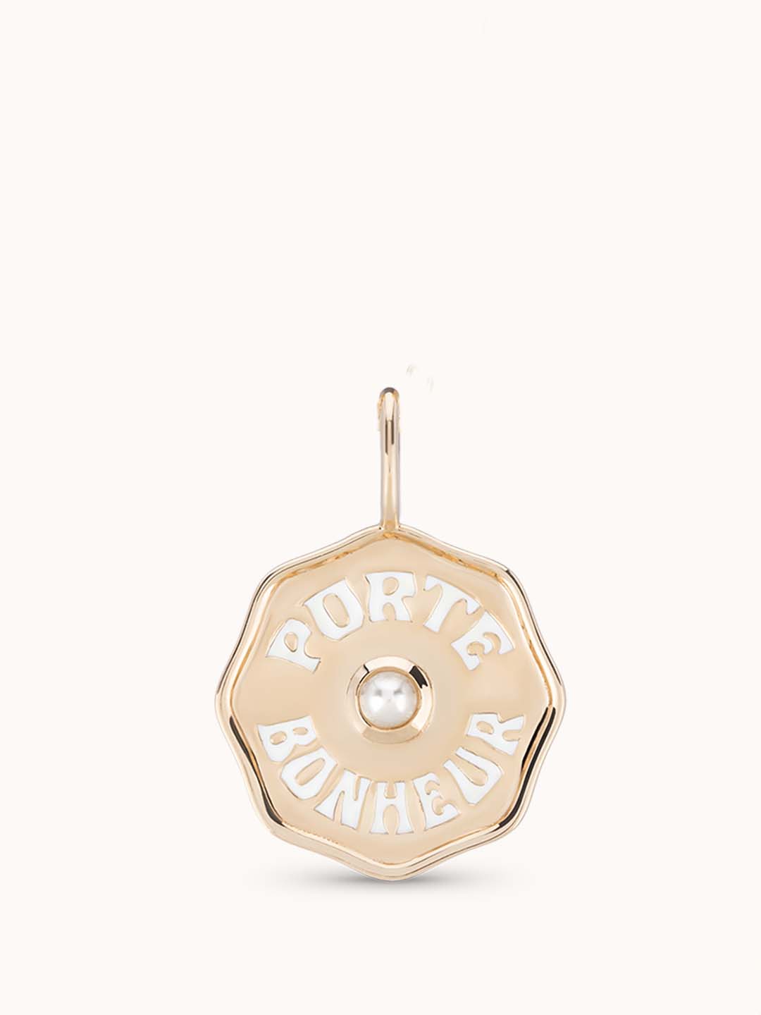 Mini Porte Bonheur Charm Pearl | Marlo Laz