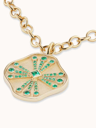 Guiding Light Necklace Emerald - Marlo Laz