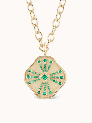 Guiding Light Necklace Emerald - Marlo Laz