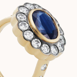 Alexandra Ring Blue Sapphire - Marlo Laz