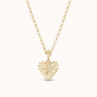 Mini Dangling Heart Necklace - Marlo Laz