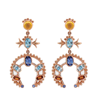 Squash Blossom Earrings, Earrings - Marlo Laz