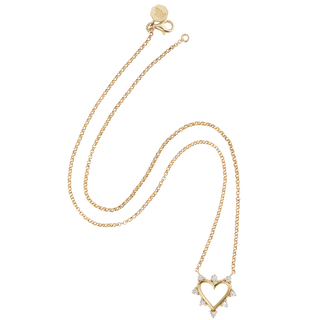 Mini Open Heart Necklace - Marlo Laz