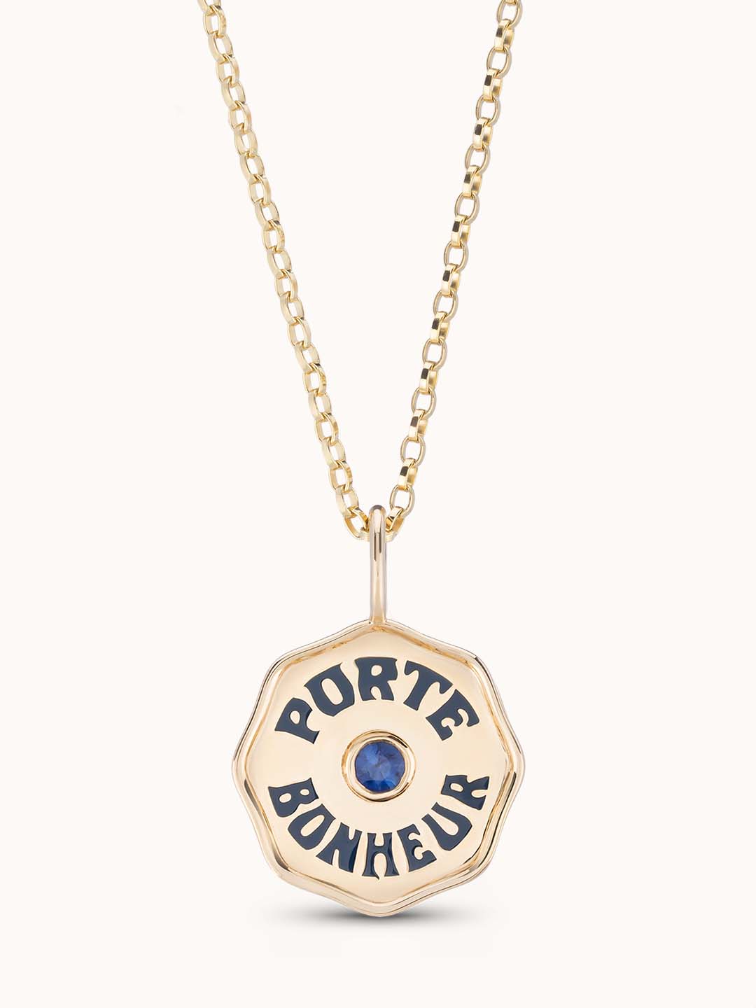 Mini Porte Bonheur Blue Sapphire | Marlo Laz