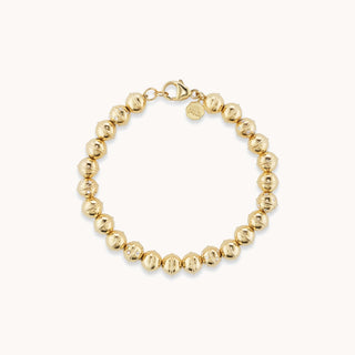 Squash Bead Diamond Bracelet - Marlo Laz
